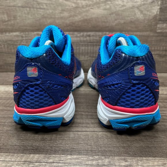 New Balance 1080 v3 Blue Red Womens US Size 8.5 EUR 40 W1080BP3 Running Shoes - Picture 5 of 10